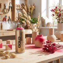 Artikel Hindbærmalingsspray til overflader og dekoration Montana Gold Red 400ml