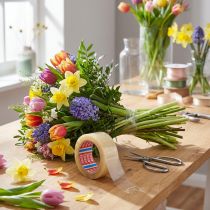 Artikel Klæbende tape 19mm x 66m PVC neutral 8 stk