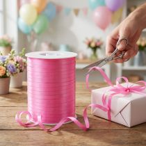 Artikel Krøllebånd pink 4,8mm 500m