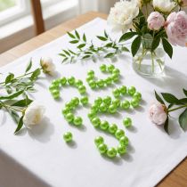 Artikel Pynteperler æblegrønne Ø8mm 250 stk