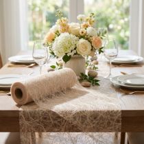 Artikel Deco fleece bordløber Sizoweb beige 30cm 25m