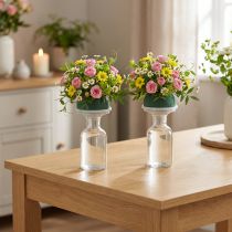 Artikel Oasis Ecobase urne dekoration blomstret skum minde blomsterværk Ø6,5cm 6 stk.