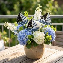 Artikel Maritim dekorationsbåd blomsterprop dekorationsskib 7cm 14stk