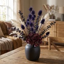 Artikel Wild Teasel Tørrede Blomster Teasel Tidsler Lilla 55cm 10 hoveder