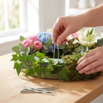 Artikel Ivy-nåle 60 mm galvaniserede blomsternåle til klatreplanter 400 g