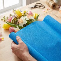 Artikel Blomsterpapir til blomsterhandel, blåt, 50×250 cm, 5 stk.