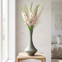 Artikel Vase med elegant buet form, dekorativ til moderne interiør, 33 cm