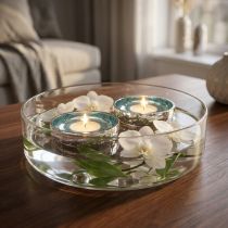 Artikel Svævende fyrfadsstage i glas til elegante detaljer i ethvert rum, 10 cm, 2 stk.