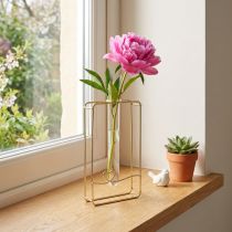 Artikel Reagensglasholder metal, reagensglasstativ, reagensglasdekoration 17,5cm