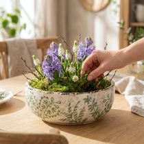 Artikel Rustik skål med unikt mønster, 20 cm