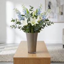 Artikel Vase "Fizzy" platin grå Ø28,5cm H45cm 1 stk