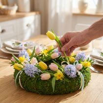 Artikel Moskrans som en alsidig base for kreative blomster- og dekorationsideer, 20 cm, 4 stk.