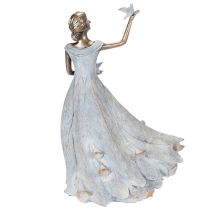 Artikel Figur Kvinde Fugl Kunstnerisk designet dekorativ skulptur til tidløst design 41 cm