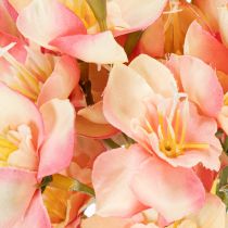 Artikel Dekorativ blomstrende gren af peruviansk lilje til tidløse arrangementer, 33 cm, 6 stk.