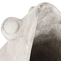 Artikel Frø dekorativ plantepotte urtepotte betongrå H18,5cm