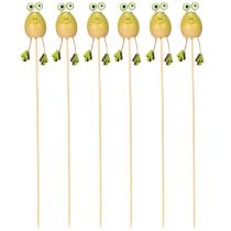 Artikel Frøhavepæle til dekoration af plantepotter om foråret eller sommeren, 34 cm, 6 stk.