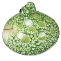 Artikel Dekorativ frøfigur til legende hjem og havedekoration, grøn, 11 cm, 2 stk.