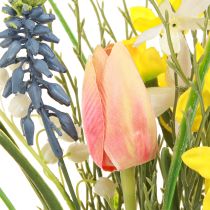 Artikel Forårsbuket Kunstig Blomsterbuket Ægte Touch 36cm