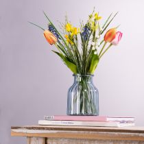 Artikel Forårsbuket Kunstig Blomsterbuket Ægte Touch 36cm