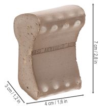 Artikel Urtepottefødder, praktisk forhøjning, pottetilbehør til altan og terrasse, 7 cm, 3 stk.