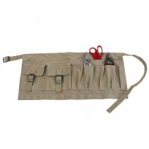Haveværktøjstaske Bælte Havebælte Khaki L112cm