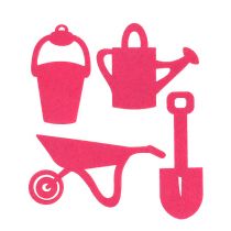 Artikel Haveredskaber filt rosa 24 stk