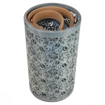 Artikel Havelanterne Metal Lanternehåndtag Grå H30,5/25 cm Sæt med 2