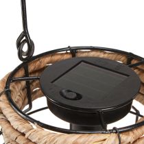 Artikel Havelys Solar Metal Sort Natur Ø18cm H29cm