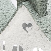 Artikel Oplyst hus på en pind - Hyggelig dekoration til en festlig atmosfære i haven og på altanen - 80 cm