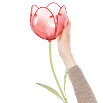 Artikel Glas Tulipan Havepæl - Smuk Dekoration til Have og Altan, 94cm