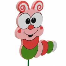 Artikel Havepæl Caterpillar Blomsterstav Forårsdekoration Sommerdekoration 16 stk