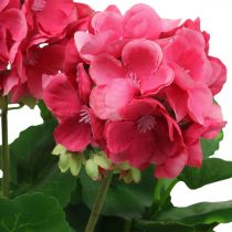 Artikel Geranium kunstig blomst pink kunstig altanblomst 7 blomster H38cm