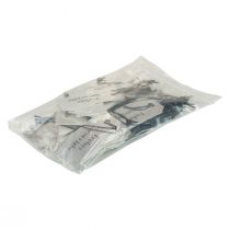 Artikel Gavemærke "Godt nytår" sølv 8×3,5cm 50stk