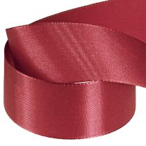 Artikel Gavebånd dekorativt bånd taft Bordeaux 40mm 50m