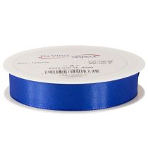 Artikel Gavebånd, dekorativt bånd, taftbånd, mørkeblå, 25 mm × 50 m