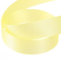 Artikel Gavebånd gul glimmer dekorativt bånd glitrende 25mm 20m