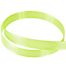 Artikel Gavebånd limegrønt dekorativt bånd satinbånd 8mm 50m