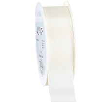 Artikel Gavebånd og dekorativt bånd taftbånd cremefarvet 40mm 50m