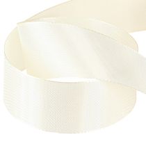 Artikel Gavebånd og dekorativt bånd taftbånd cremefarvet 40mm 50m