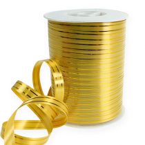 Splitbånd 2 guldstriber på guld 10mm 250m