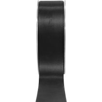 Gavebånd sort sørgeblomst dekorativt bånd 40mm 50m