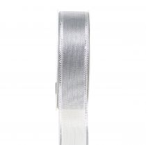 Gavebånd sølvstriber 25mm 25m
