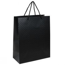 Artikel Gavepose gavepose sort 26×12×32cm 1 stk