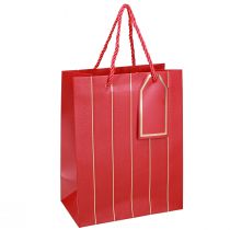 Artikel Gavepose Juletaske rødguld 18×10×23cm 1 stk