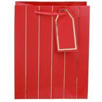 Artikel Gavepose Juletaske rødguld 18×10×23cm 1 stk