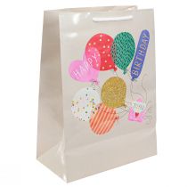 Artikel Gavepose “Happy Birthday” fødselsdagspose papir 26×14×36cm 2stk