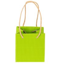 Artikel Gavepose, papirpose med hanke, farverig emballage, 10,5 cm, 8 stk.