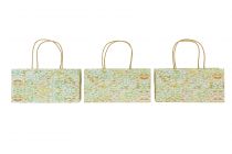 Artikel Gavepose med hanke gavepose mønstret 24×12×12cm 6stk