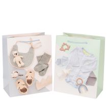 Artikel Gavepose til baby dreng - Ideel til babygaver ved fødslen - 23 cm - 2 stk.