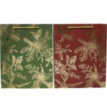 Gaveposer Jul Juleposer mistelten 26×32cm 2stk